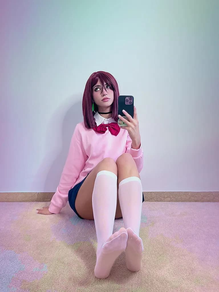 Cosplay · Anime Uniform Mirror Selfie, example 4 of 4