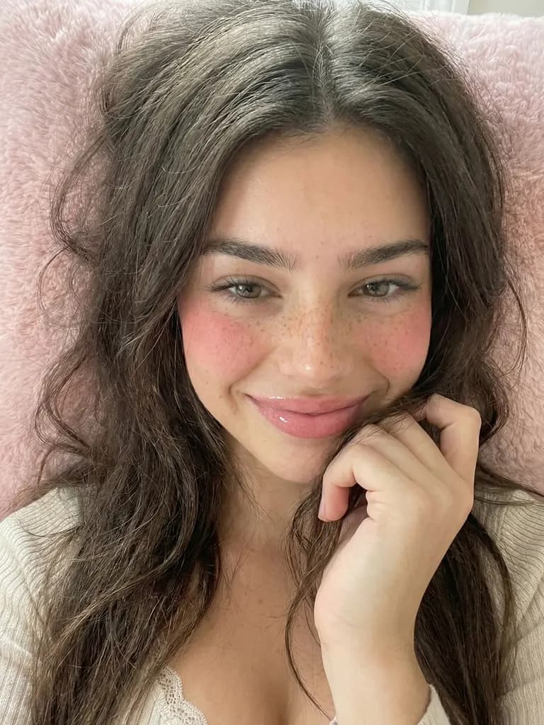 Girl next door · Cozy Bed Selfie, example 5 of 5