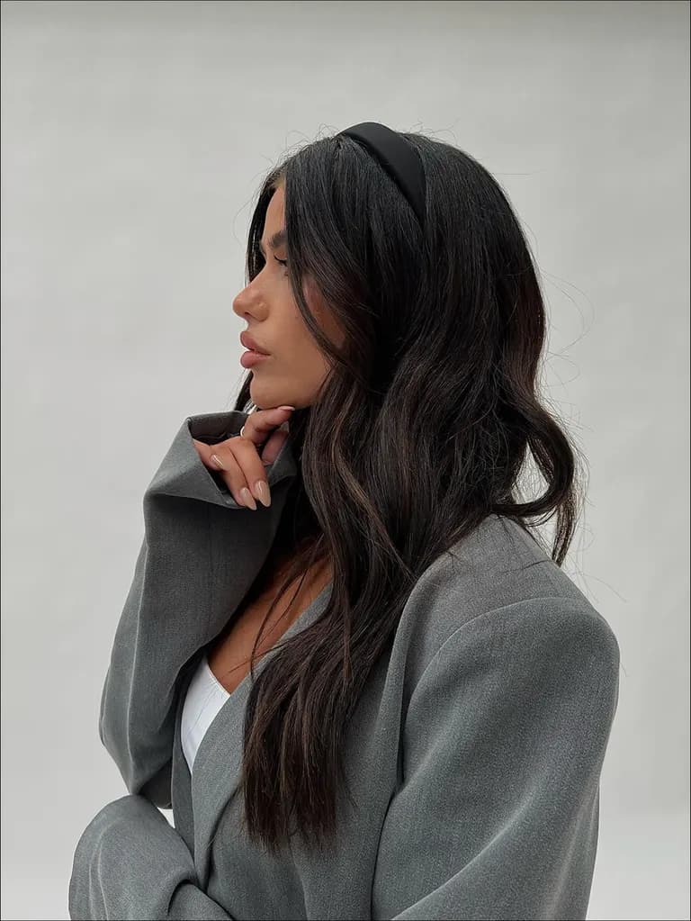 Studio shoot · Oversized Blazer Portrait, example 3 of 3