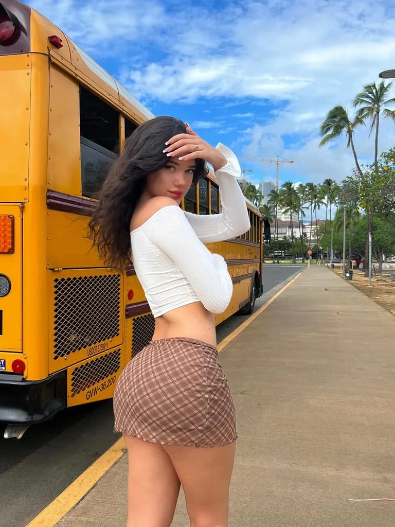 College · School Bus Street Style, example 3 of 4