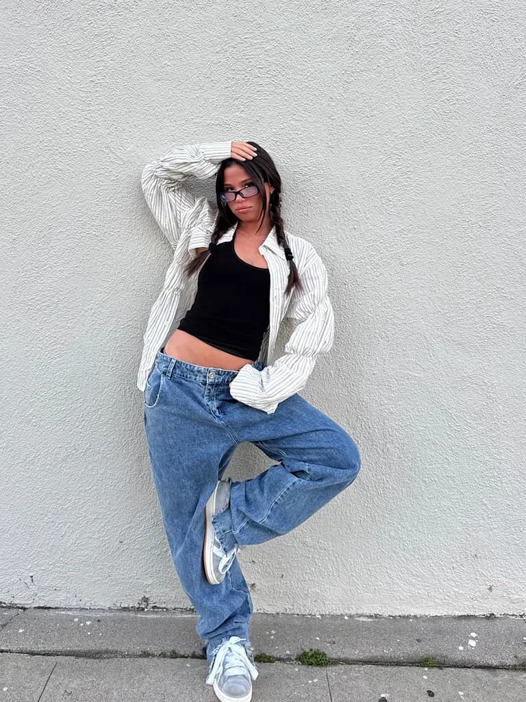 Lifestyle · Casual Wall Crouch, example 2 of 4